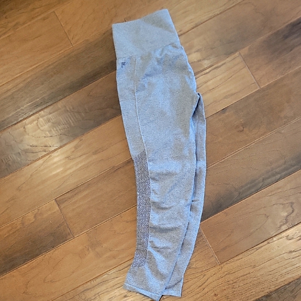 Fabletics Gray High-Waisted Leggings size L